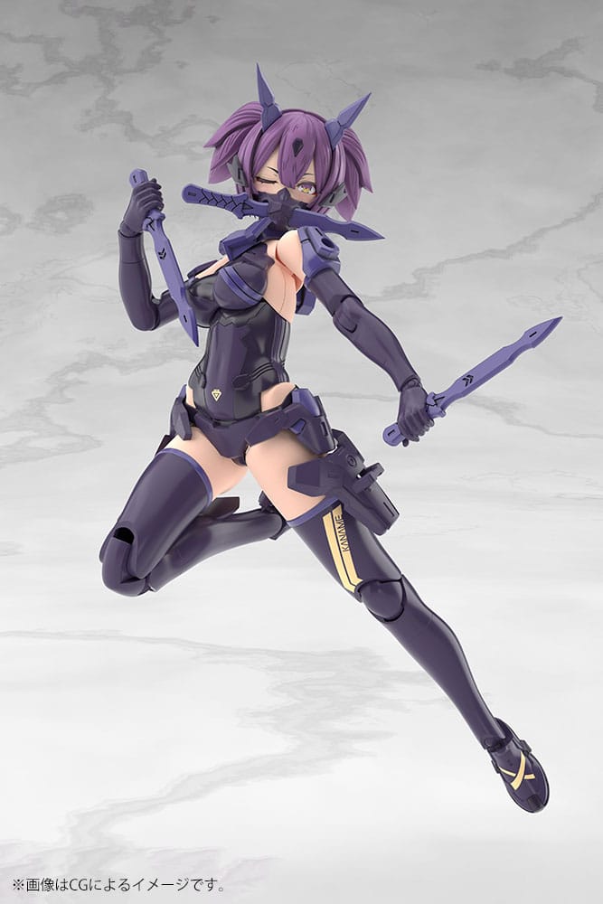 Megami Device Maqueta Plastic Model Kit 1/1 Asra Ninja Kaname Shadow Edition Full Package 14 cm - Z POP Toys