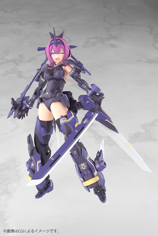 Megami Device Maqueta Plastic Model Kit 1/1 Asra Archer Kizuna Shadow Edition Full Package 14 cm