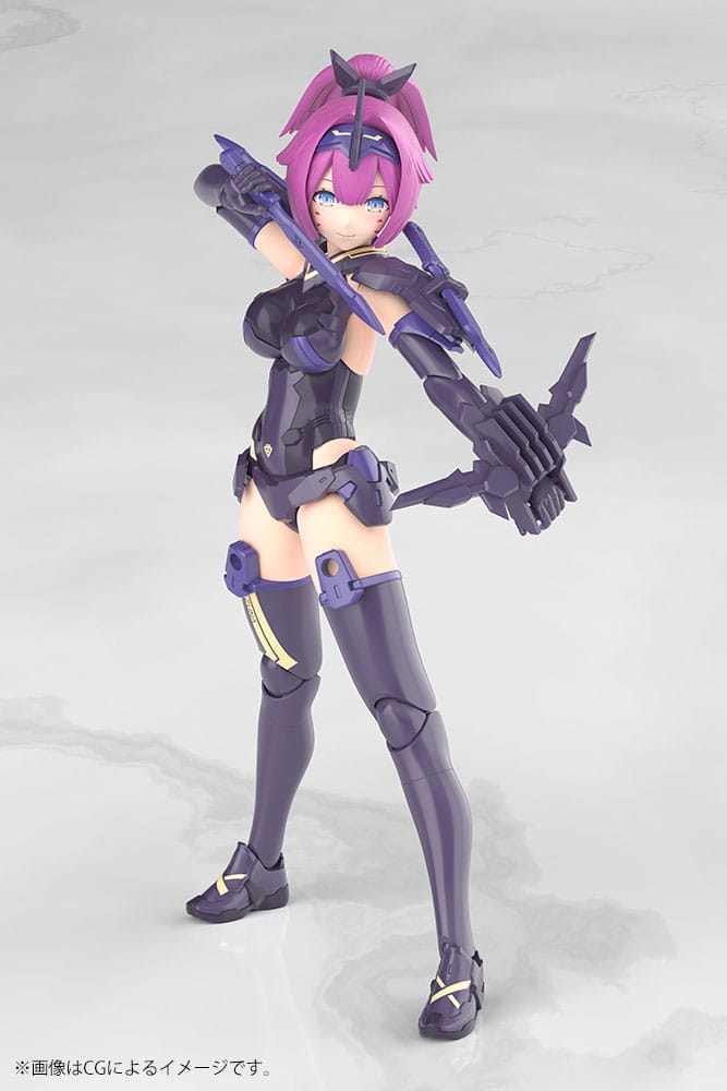 Megami Device Maqueta Plastic Model Kit 1/1 Asra Archer Kizuna Shadow Edition Full Package 14 cm