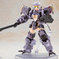 Front Mission Maqueta Plastic Model Kit Non Zenith Girl Gray Ver. 16 cm