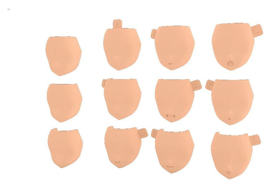 Megami Device M.S.G 08 Accesorios 1/1 Face Set Buster Doll Skin Color D