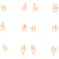 Megami Device M.S.G 09 Accesorios 1/1 Hand Set Skin Color A