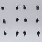 Megami Device M.S.G. Accesorios para Maquetas Plastic Model Kit 1/1 09 Hand Set Skin Color Black