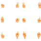 Megami Device M.S.G. Accesorios para Maquetas Plastic Model Kit 1/1 09 Hand Set Skin Color E