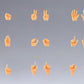 Megami Device M.S.G. Accesorios para Maquetas Plastic Model Kit 1/1 09 Hand Set Skin Color E