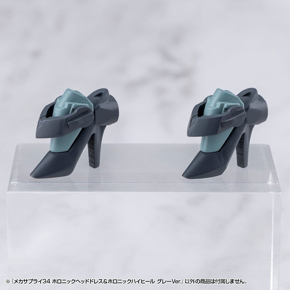 Kotobukiya M.S.G. Accesorios Mecha Supply 34 Holonic Headdress & Holonic High Heels Grey Ver.