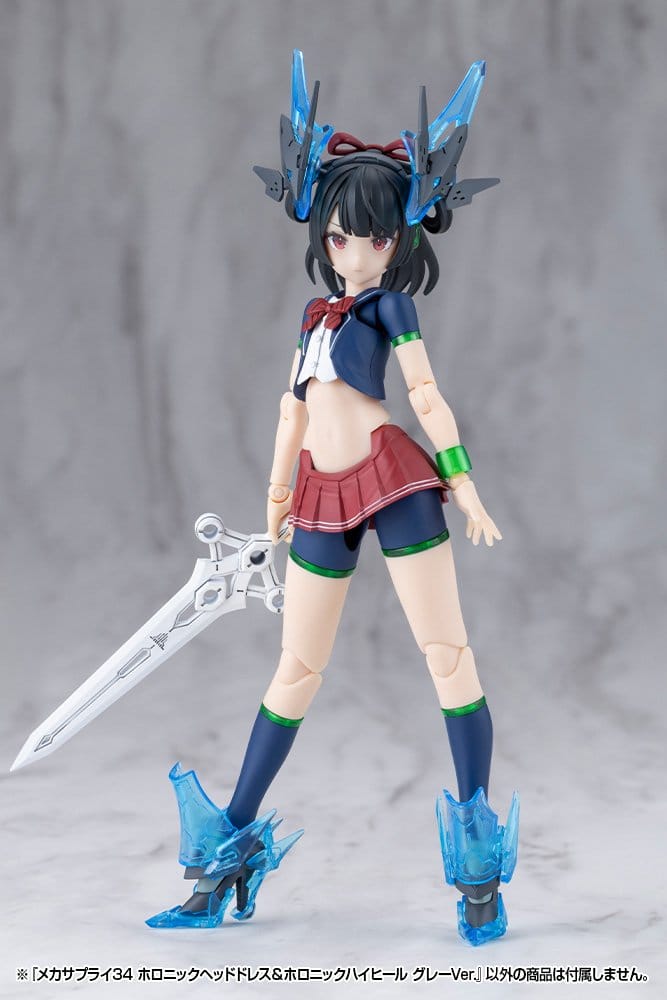 Kotobukiya M.S.G. Accesorios Mecha Supply 34 Holonic Headdress & Holonic High Heels Grey Ver.
