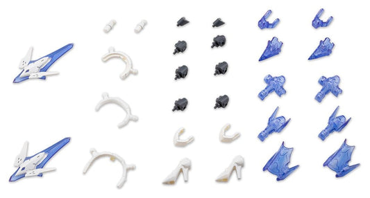 Kotobukiya M.S.G. Accesorios Mecha Supply 34 Holonic Headdress & Holonic High Heels White Ver.