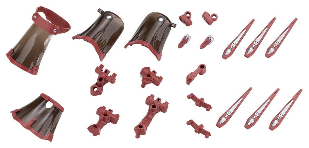 Kotobukiya M.S.G. Accesorios para Maquetas Plastic Model Kit Mission Cloak Deep Red Ver. 4 cm