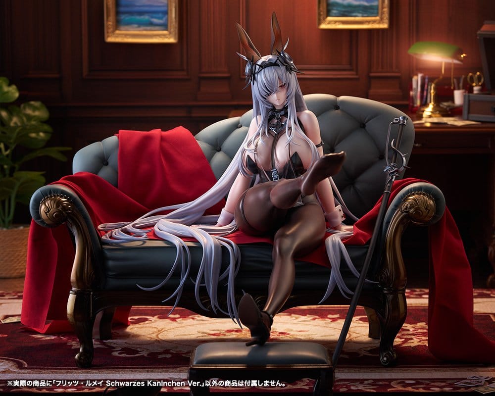 Azur Lane Estatua PVC 1/7 Fritz Rumey Schwarzes Kaninchen Ver. 23 cm