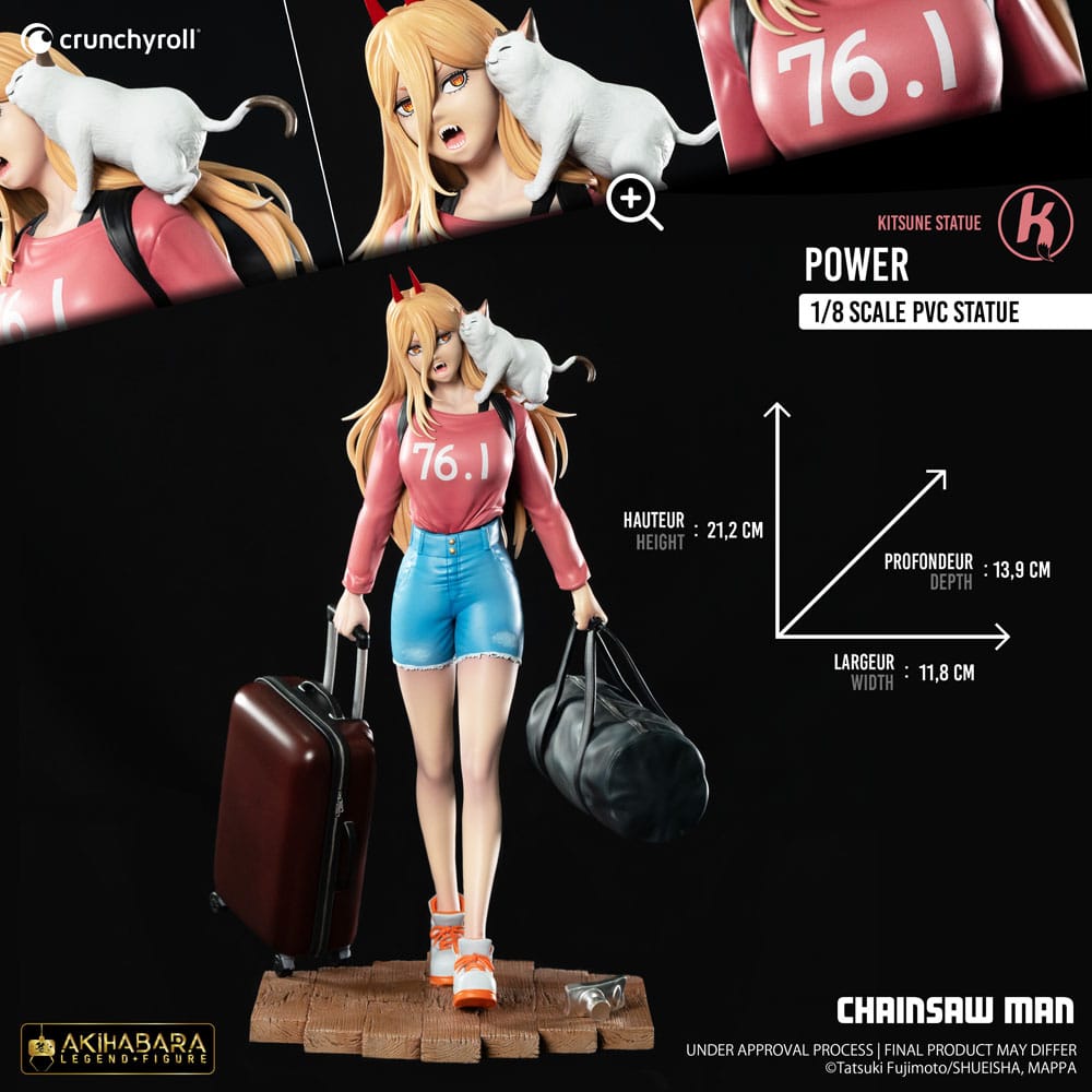 Chainsaw Man Estatua PVC 1/8 Power 21 cm - Z POP Toys