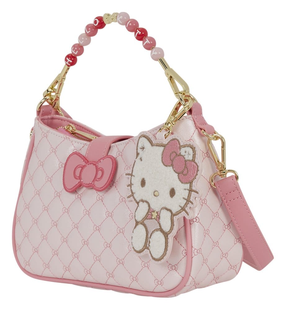 Sanrio by Loungefly Bandolera Con asa con cuentas y colgante para bolso Hello Kitty acolchado