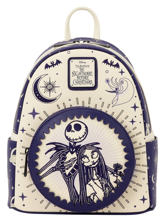 Pesadilla antes de Navidad by Loungefly Mochila Mini Jack Skellington & Sally Night Sky