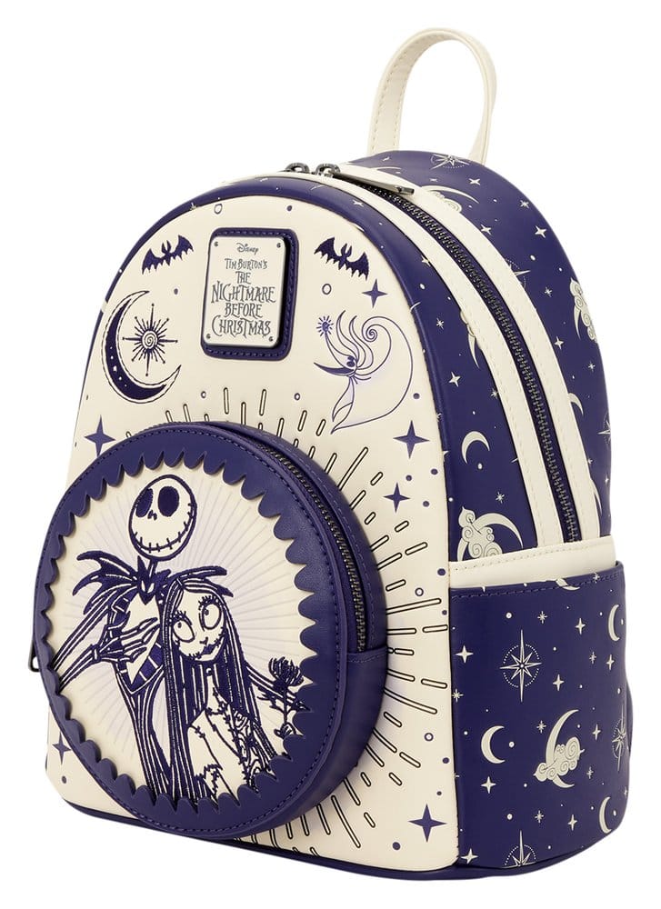 Pesadilla antes de Navidad by Loungefly Mochila Mini Jack Skellington & Sally Night Sky