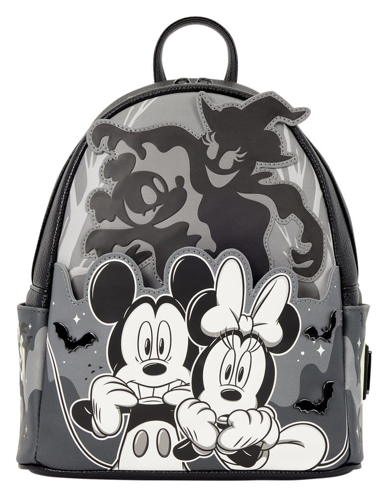 Mickey & Minnie by Loungefly Mochila Mini Ghost Light Up Glow