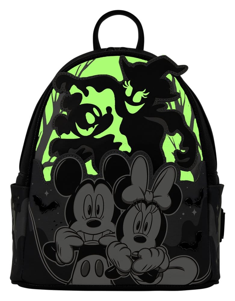 Mickey & Minnie by Loungefly Mochila Mini Ghost Light Up Glow