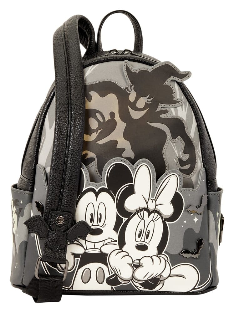Mickey & Minnie by Loungefly Mochila Mini Ghost Light Up Glow