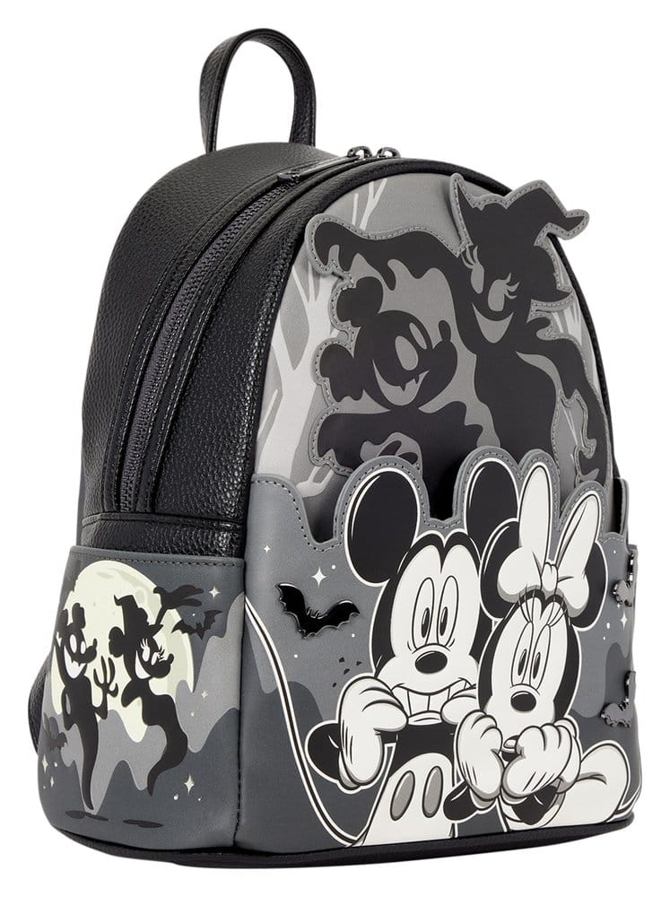 Mickey & Minnie by Loungefly Mochila Mini Ghost Light Up Glow