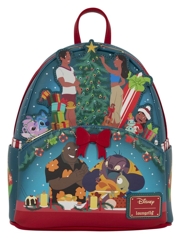 Lilo & Stitch by Loungefly Mochila Mini Holiday Celebration