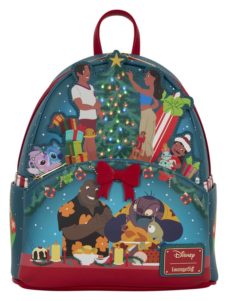 Lilo & Stitch by Loungefly Mochila Mini Holiday Celebration