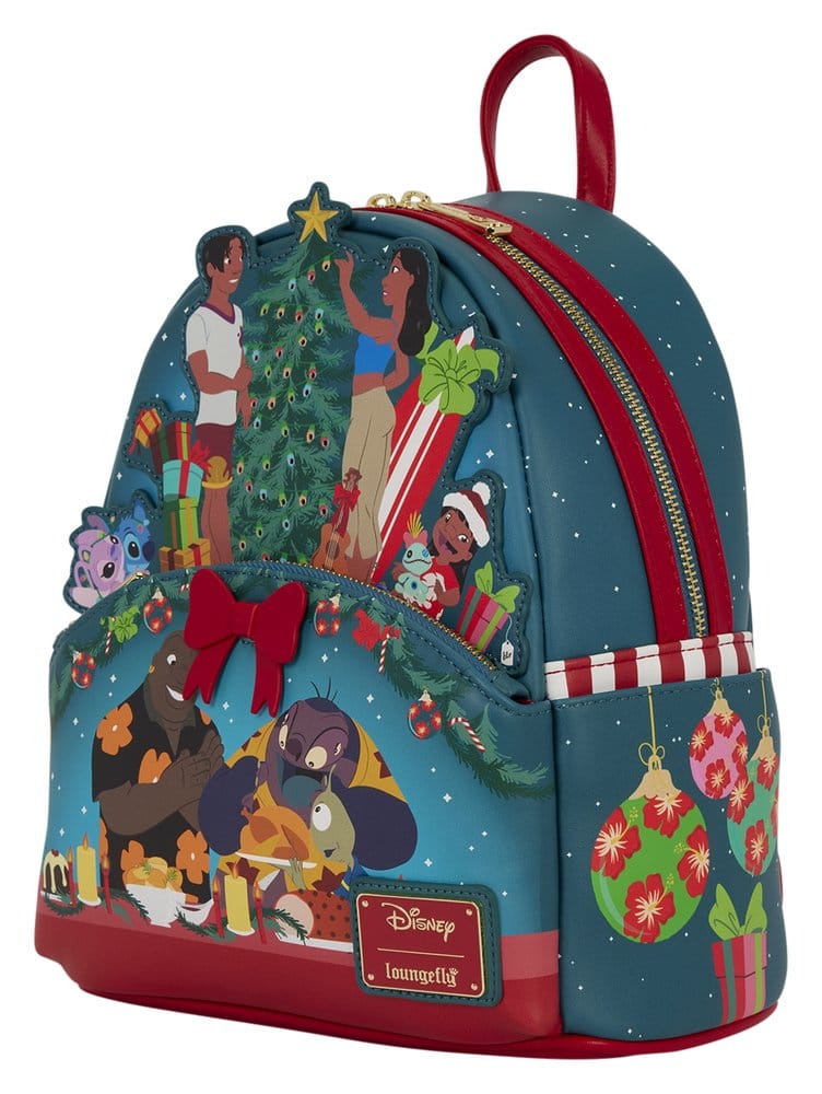 Lilo & Stitch by Loungefly Mochila Mini Holiday Celebration