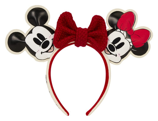 Mickey & Minnie by Loungefly Diadema Knit Bow