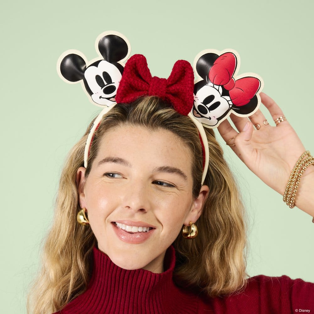 Mickey & Minnie by Loungefly Diadema Knit Bow