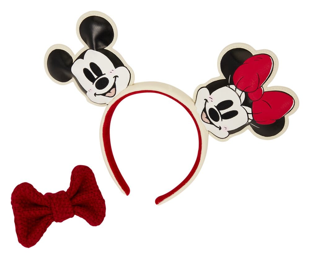 Mickey & Minnie by Loungefly Diadema Knit Bow
