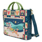 Disney by Loungefly Bolsa Canvas Mickey and Minnie Holiday