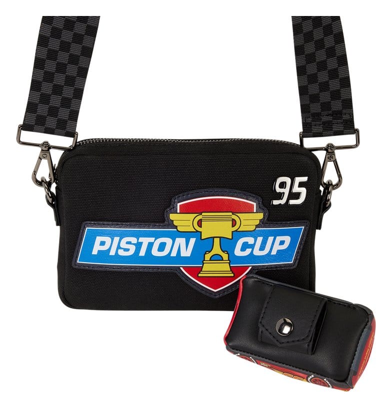 Cars by Loungefly Bandolera Sling 20th Anniversary Piston Cup