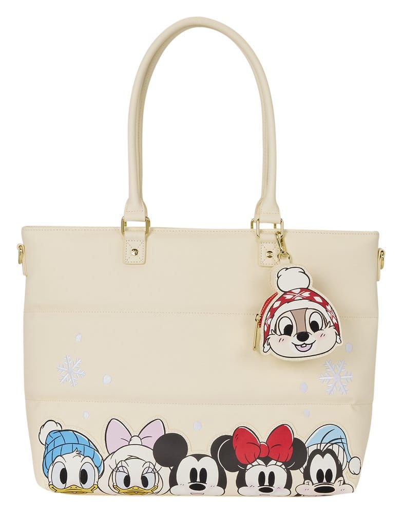 Mickey & Minnie by Loungefly Bolsa Puff Quilt