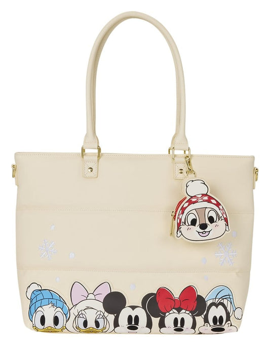 Mickey & Minnie by Loungefly Bolsa Puff Quilt