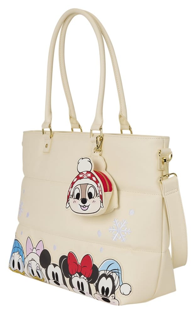 Mickey & Minnie by Loungefly Bolsa Puff Quilt