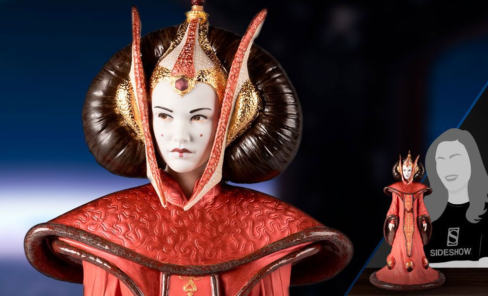 Star Wars Estatua de porcelana Queen Amidala in Throne Room 55 cm