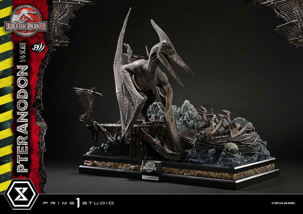 Jurassic Park III Estatua Legacy Museum Collection 1/6 Pteranodon Bonus Version 68 cm - Z POP Toys