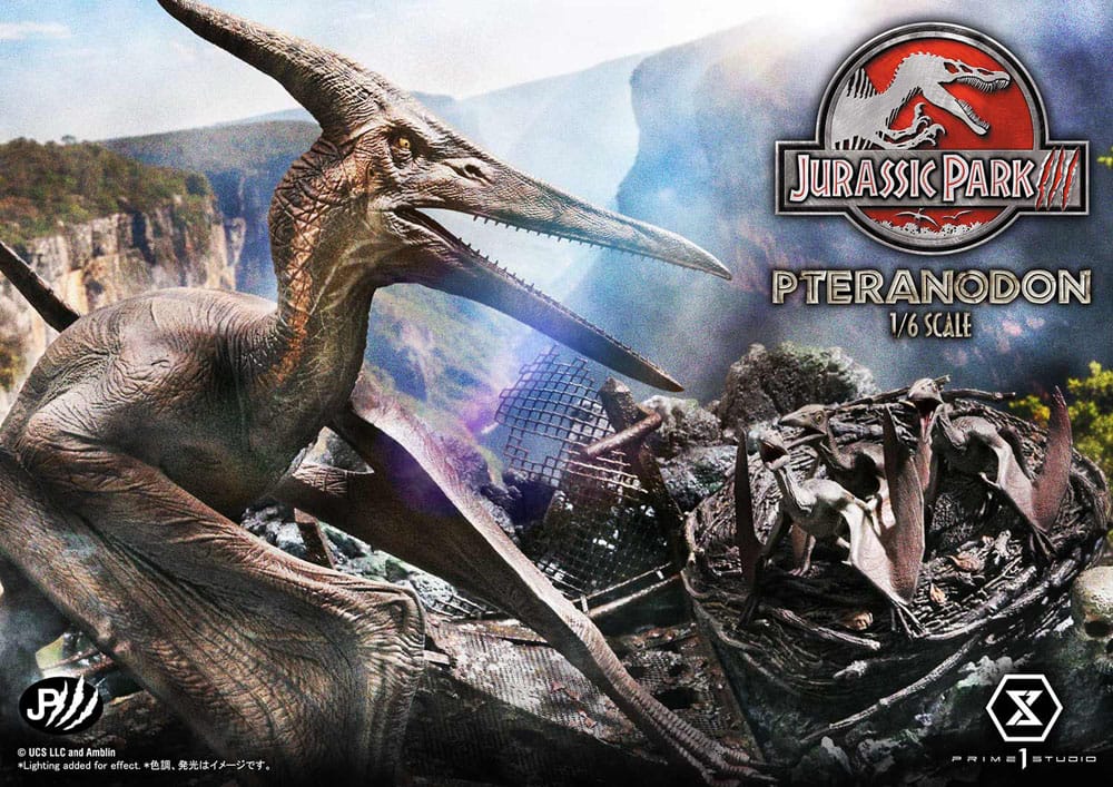 Jurassic Park III Estatua Legacy Museum Collection 1/6 Pteranodon Bonus Version 68 cm - Z POP Toys