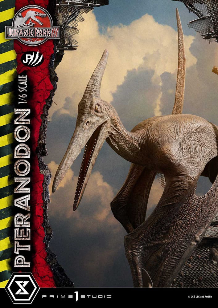 Jurassic Park III Estatua Legacy Museum Collection 1/6 Pteranodon Bonus Version 68 cm - Z POP Toys
