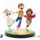 Las Aventuras de Tom Sawyer Estatua Animated! Tom, Huck & Becky 23 cm