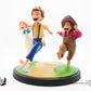 Las Aventuras de Tom Sawyer Estatua Animated! Tom, Huck & Becky 23 cm