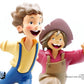Las Aventuras de Tom Sawyer Estatua Animated! Tom, Huck & Becky 23 cm