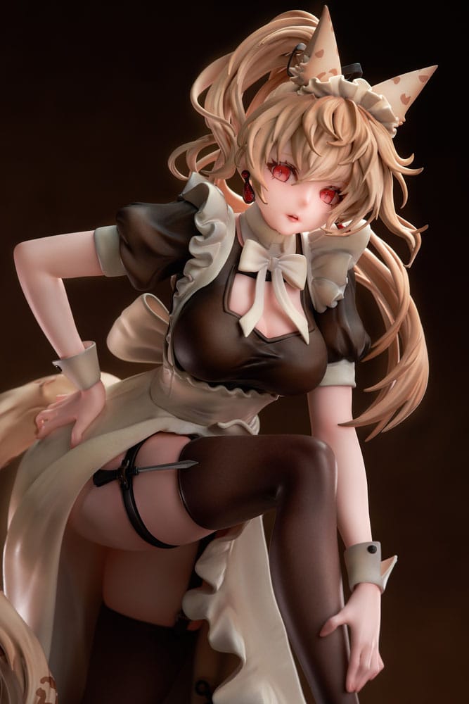 Original Character Estatua PVC 1/7 Battle Maid Different Species Leopard Cat Maria Deluxe Edition 24 cm - Z POP Toys