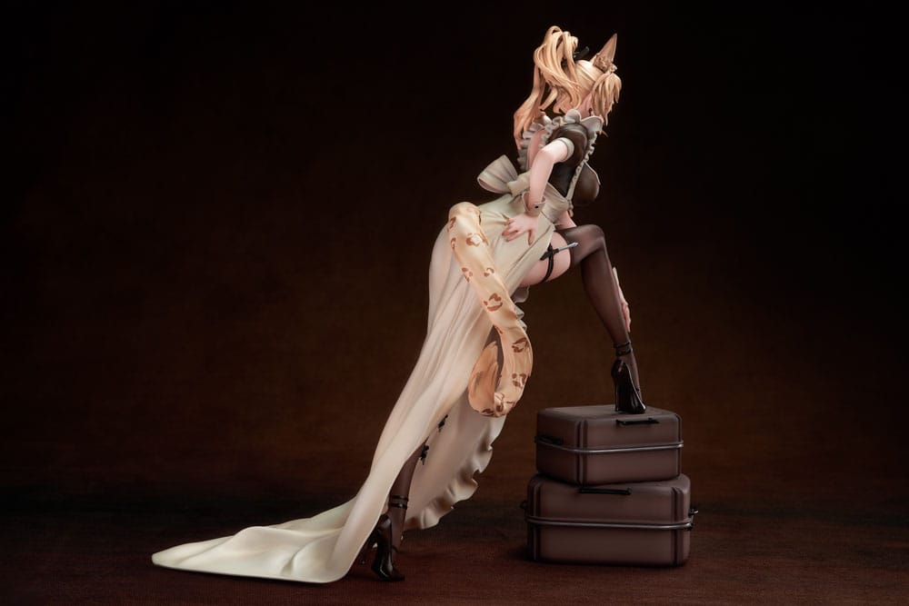 Original Character Estatua PVC 1/7 Battle Maid Different Species Leopard Cat Maria Deluxe Edition 24 cm - Z POP Toys