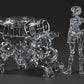Ghost in the Shell Maqueta Plastic Model Kit PLAMAX minimum factory Motoko Kusanagi con Fuchikoma: Thermoptic Camouflage Ver. 8 cm