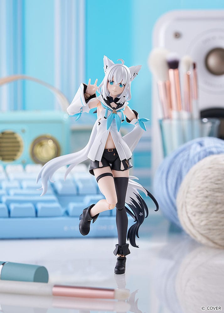 Hololive Production Figura Figma Shirakami Fubuki 15 cm - Z POP Toys