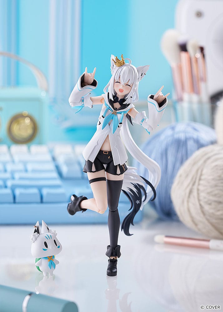 Hololive Production Figura Figma Shirakami Fubuki 15 cm - Z POP Toys