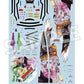 Macross Frontier Maqueta MF-98: minimum factory Fighter Nose Collection YF-29 GALAXY SET 90 cm