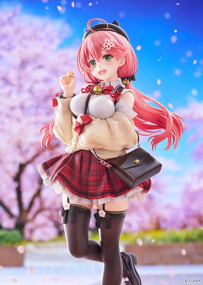 Hololive Production Figura PVC 1/7 Sakura Miko: Date Style - Casual Outfit Ver. 24 cm