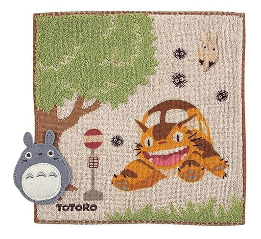 Mi vecino Totoro Mini Toalla Bus Stop 25 x 25 cm - Z POP Toys