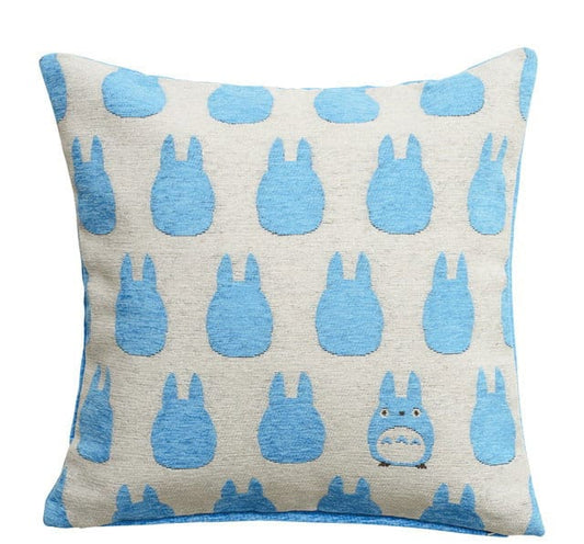 Mi vecino Totoro almohada Totoro Silhouette Blue 45 x 45 cm