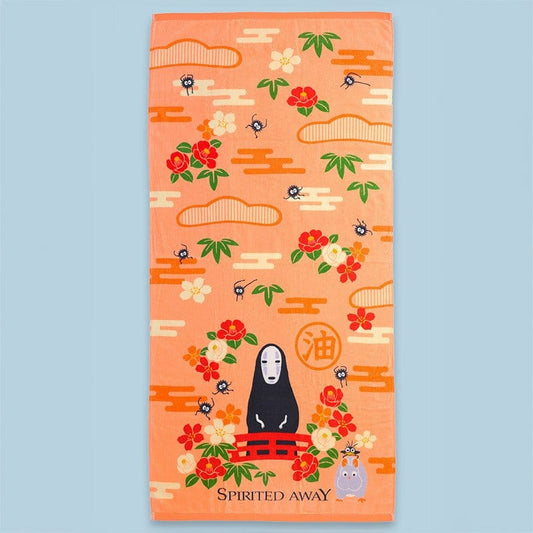 El viaje de Chihiro Natsu Toalla No Face & Flowers 70 x 140 cm